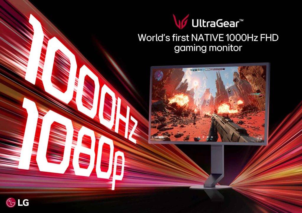 LG UltraGear 25G590B: Monitor Full HD 1000Hz Pertama di Dunia!
