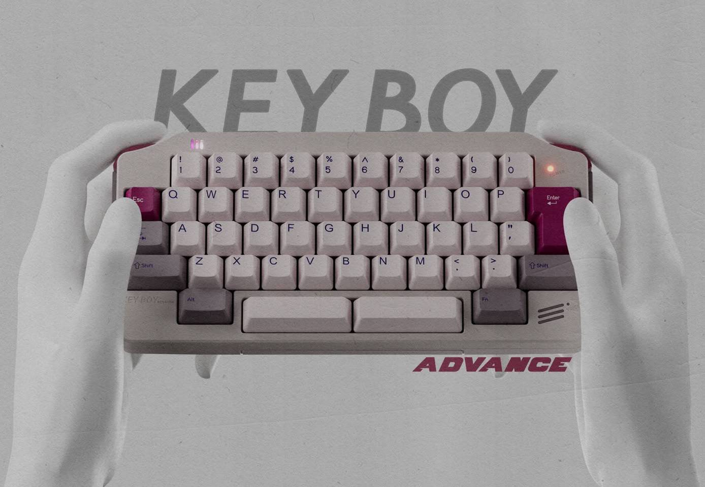 KeyBoy Advance: Keyboard Meka yang Gayanya Kayak Gameboy Advance