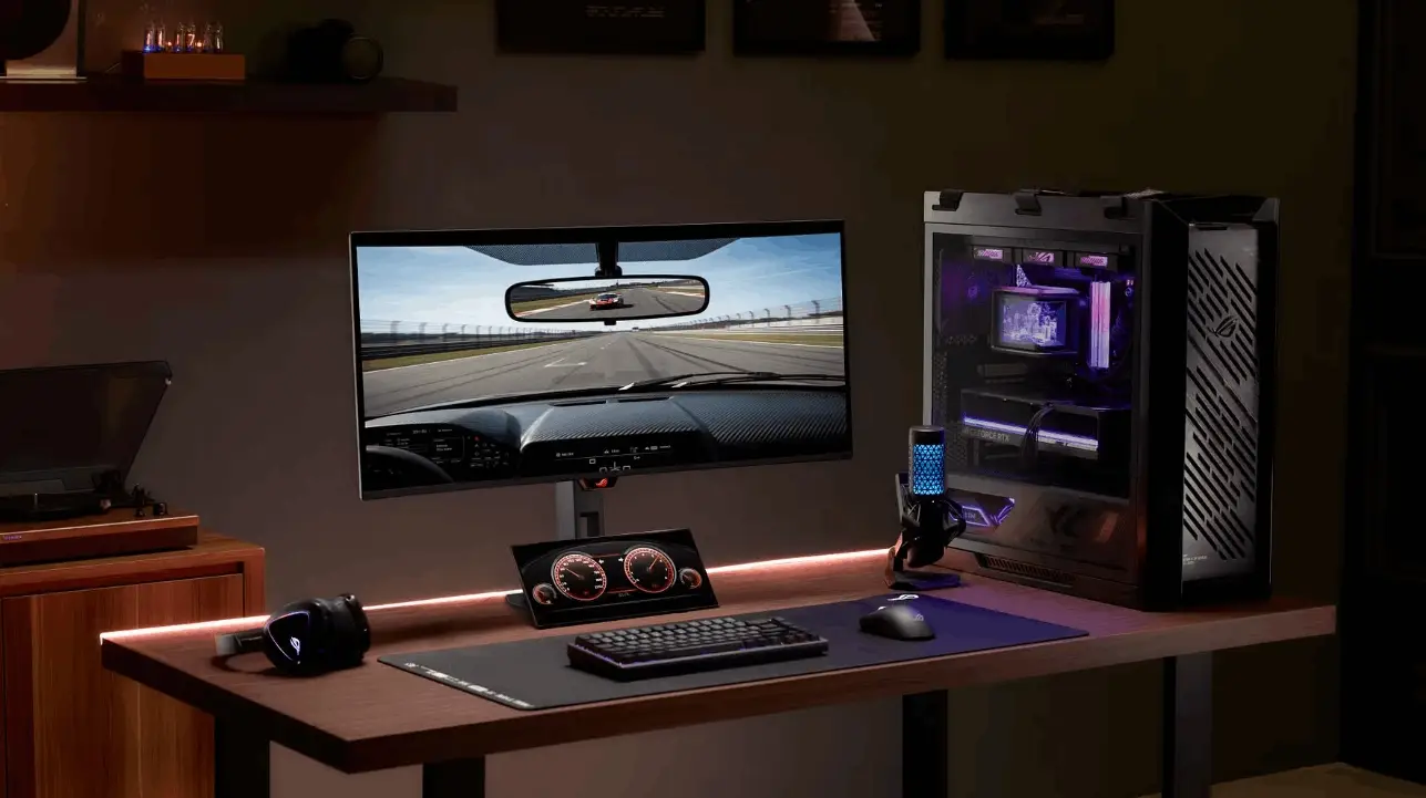 ROG Rilis Dua Monitor Gaming: OLED Ultrawide dan Layar Mini Buat Pantau PC