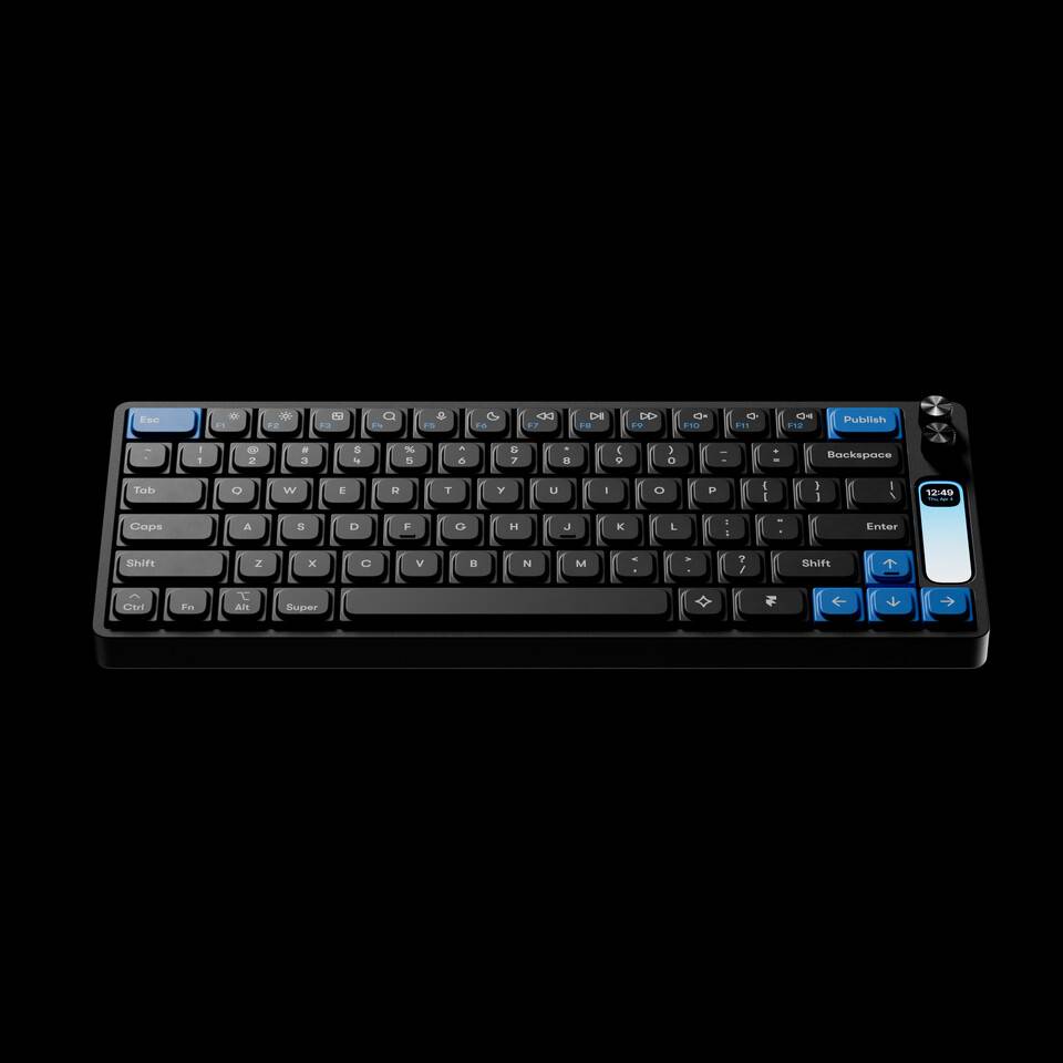 Keyboard Pake Layar Web Stats buat Website Developer: Work Louder Framer F1