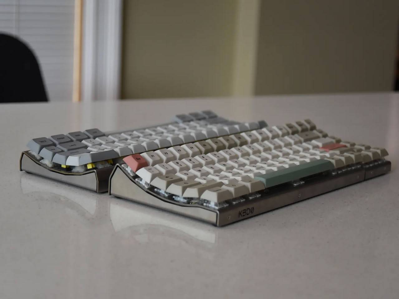 KBDØ Curve0 v2: Keyboard Stainless Steel tapi Melengkung