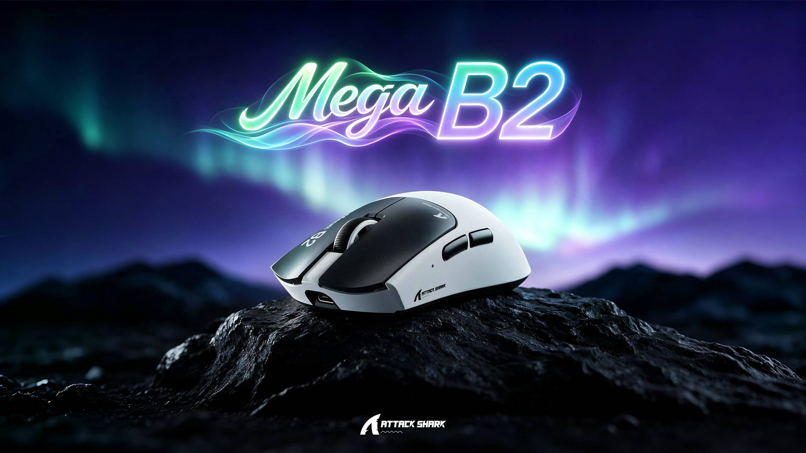 ATTACK SHARK MEGA B2: Mouse Gaming Flagship dengan Switch Magnetik, Rapid Trigger, dan Dual 8K