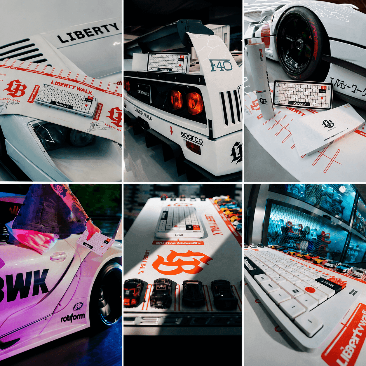 Liberty Walk x Original Konbini OK-1, Keyboard JDM dengan Bodi Aluminium dan VIA