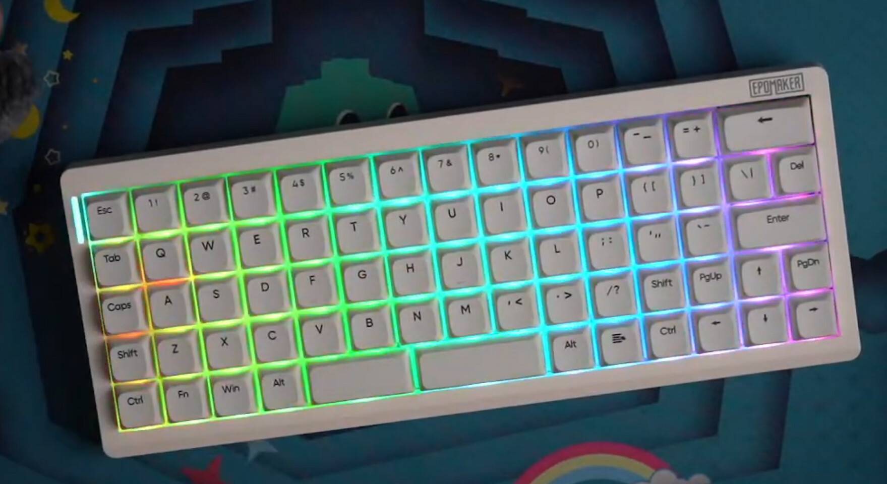 Epomaker Hack70: Keyboard Ortholinear Buat yang Pengen Coba Layout Kotak-Kotak