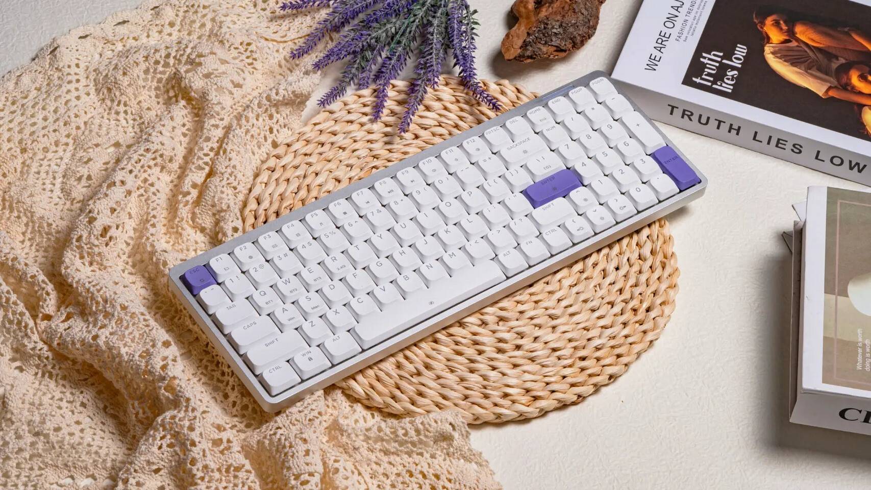 Epomaker Luma100: Keyboard Low-Profile Tapi 96%