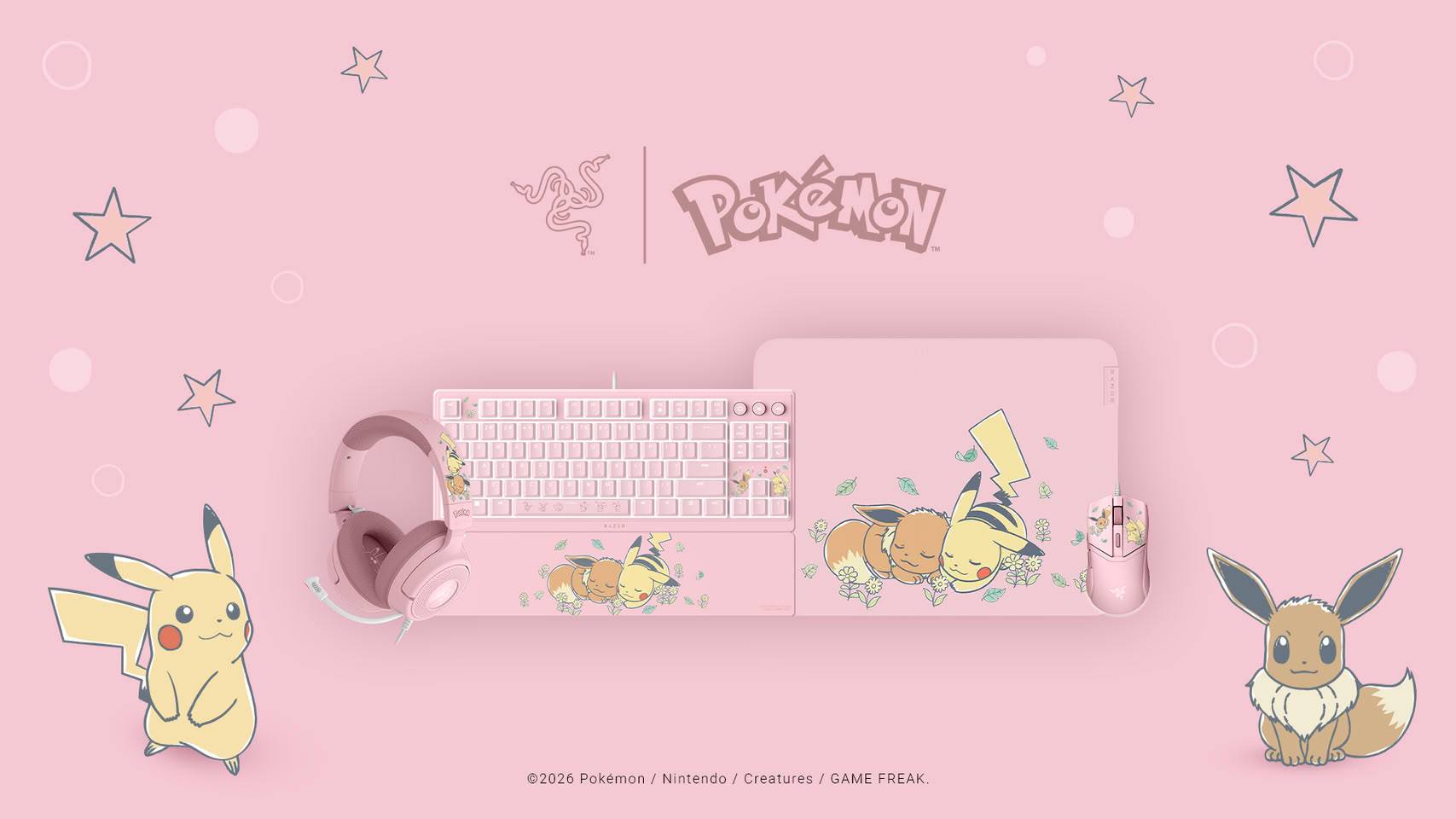 Razer Rilis Koleksi Pikachu & Eevee: Setup Gaming Gemeees!