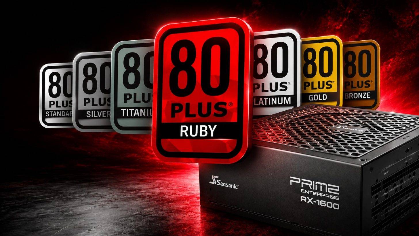 PSU Seasonic 1600W Jadi PSU ATX Pertama dengan Sertifikasi 80 Plus Ruby