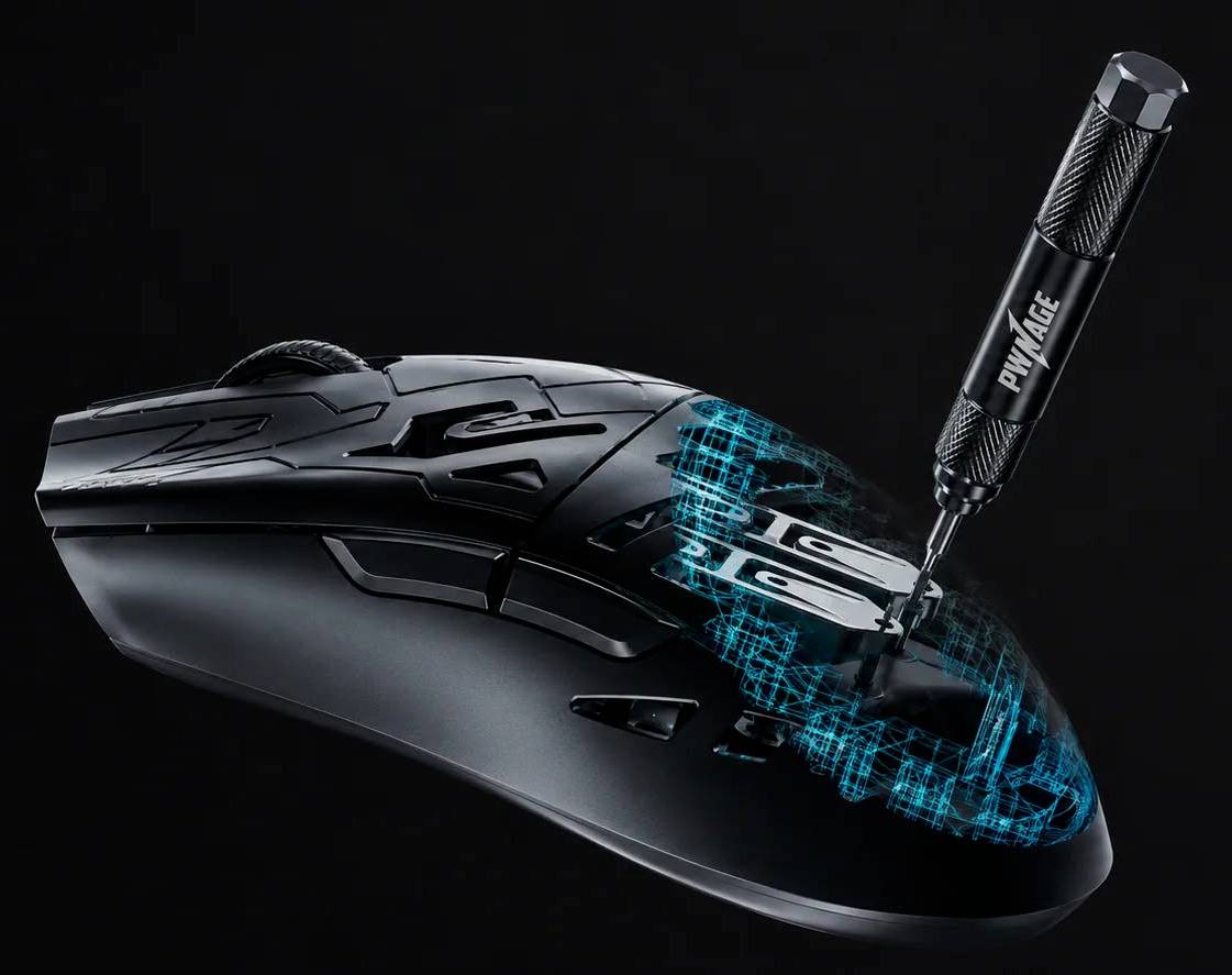 Pwnage Vanta Meluncur: Mouse Gaming yang Feel Kliknya Bisa Di-adjust