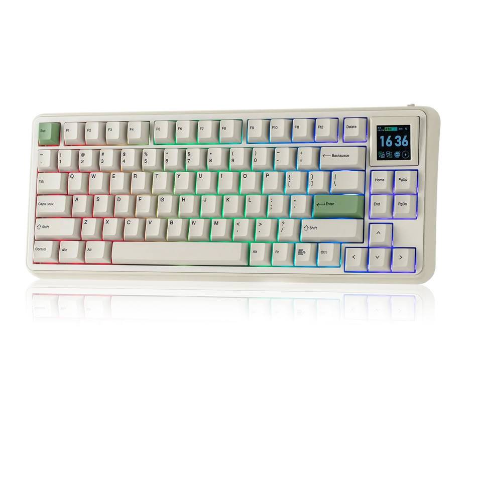 Epomaker RT75: Keyboard Gaming Retro yang Punya Layar TFT Hotswap