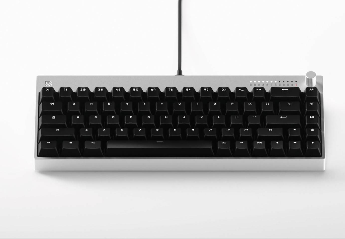Wallhack K-001: Keyboard 65% Hall Effect dengan Bodi Aluminium dan Vibe Retro-Industrial