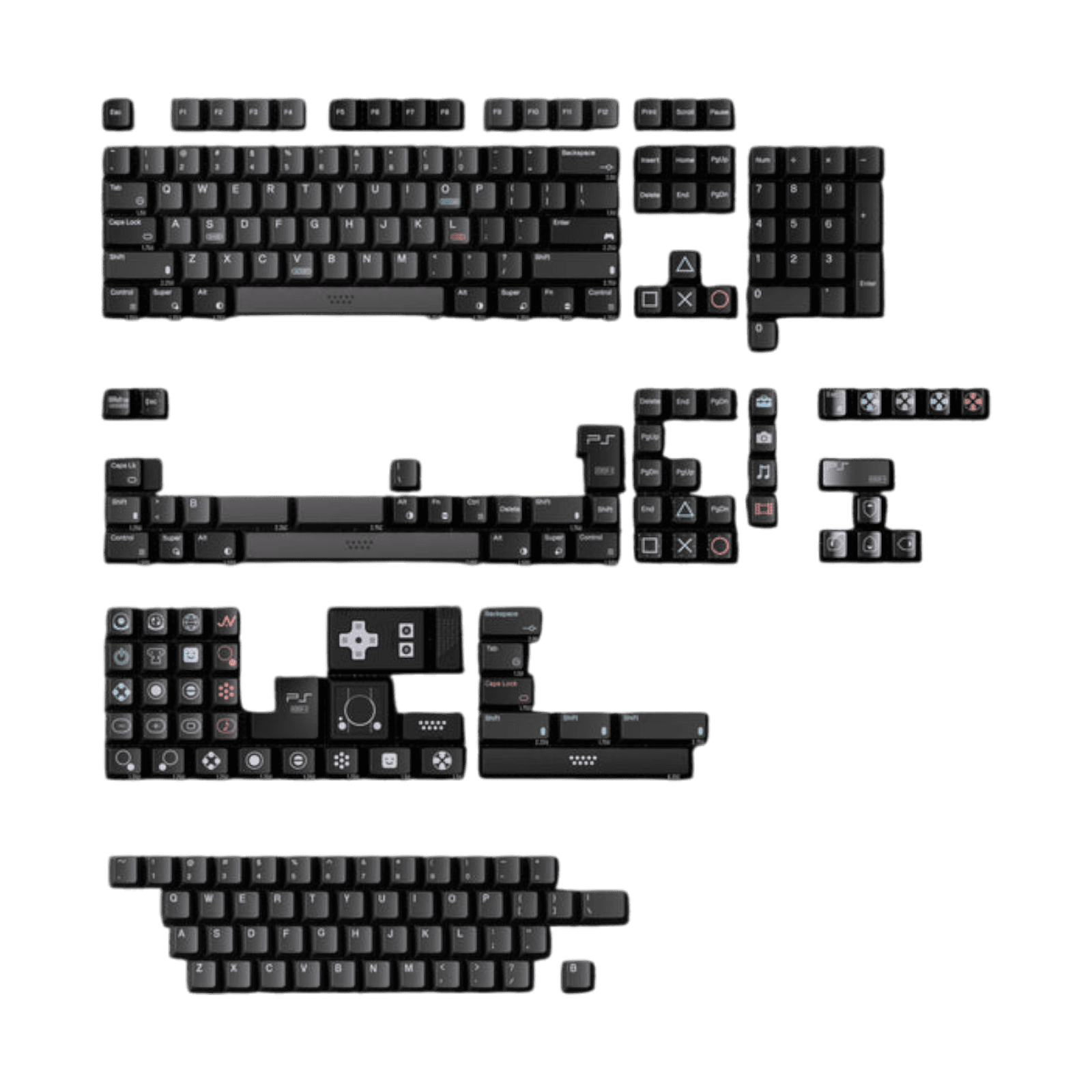80Retros PS1994 Keycaps