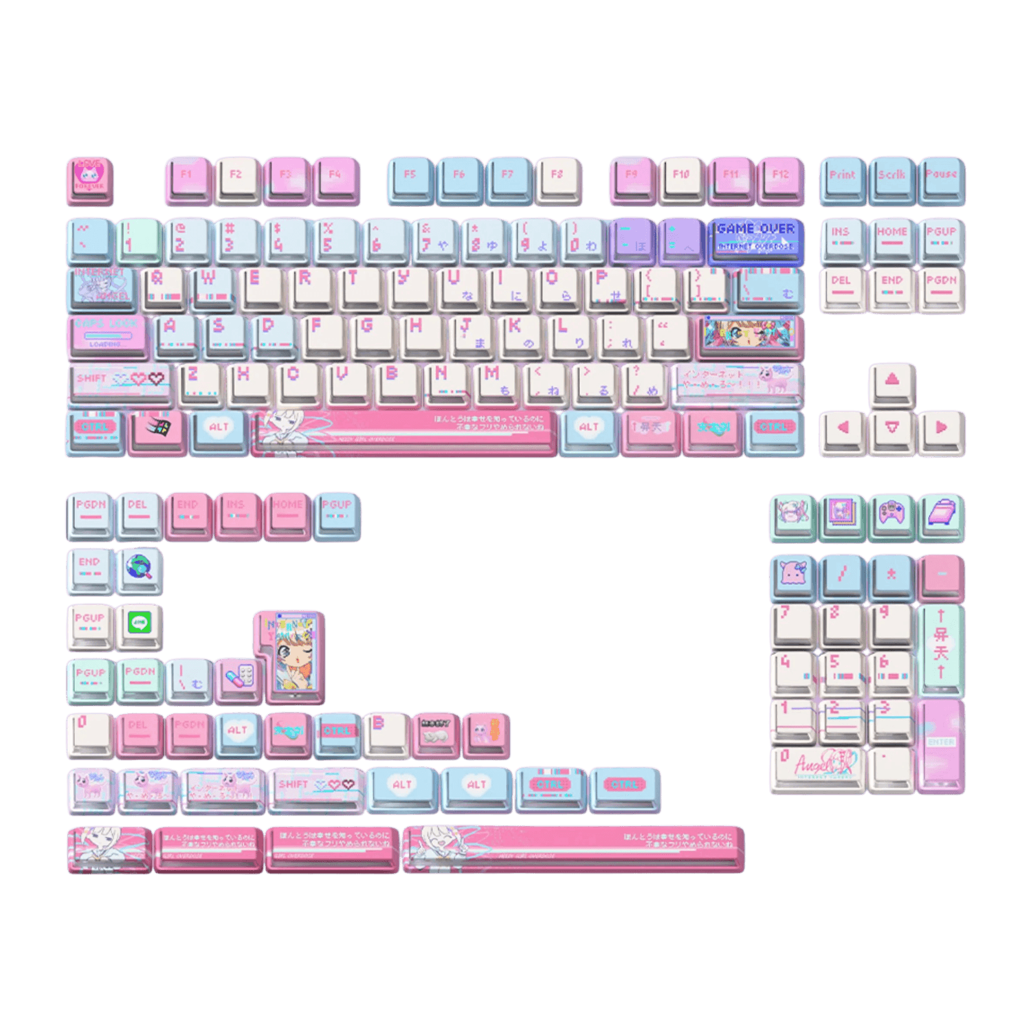 TITAN NATION STREAMGIRL KAngel Keycaps