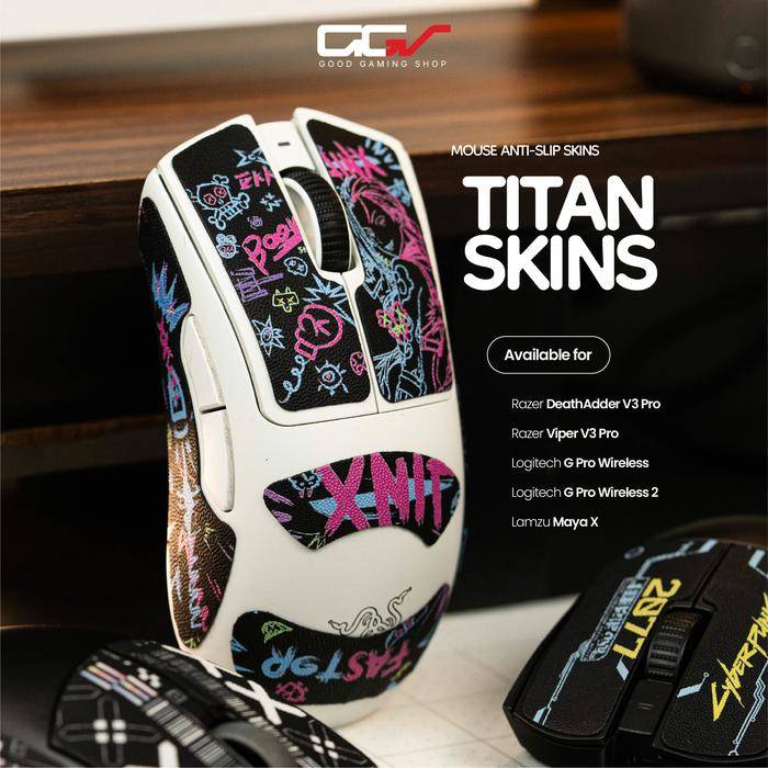 Titan Nation ANTI-SLIP SKINS For Mouse